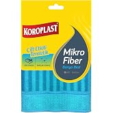 Koroplast Mikrofiber Banyo Bezi 2'li Set, &Ccedil;ift Taraflı Ekstra Hızlı Kuruyan Mikrofiber Temizlik Bezi Seti 30x30 cm, Kir S&ouml;k&uuml;c