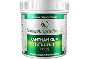 ‎SPECIAL INGREDIENTS Special Ingredients Xanthan Gum 500g Premium Qualität Extra Feines Pulver, Vegan, GVO-frei, Glutenfrei - Recycelbarer Behälter