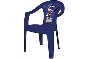 Royal Industry Sonic Sediolina in Plastica molto Resistente 41x41 cm H. 56cm Asilo Scuola Casa Cameretta Bambino Prodotto Ufficiale