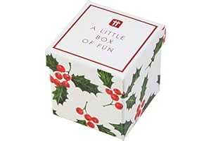 Talking Tables Christmas Tabletop Triva Game - Contains 60 Questions and Charades - Ideal Stocking Filler Present, Gold