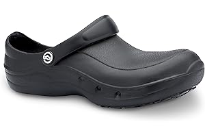 Toffeln EziProtekta Clogs with Composite Toe Cap - Slip Resistant, 200 Joule Protection, Light, Comfortable, Excellent Breathability, Shock Absorbing, Perfect for Nurses and Doctors, Unisex Sizes