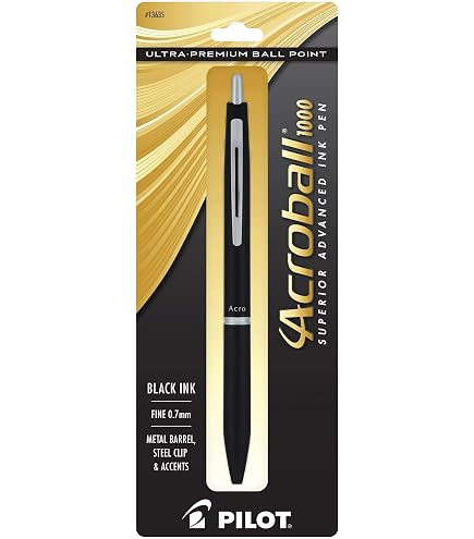 Pilot Acroball 150, Knock Ballpoint Pen, Medium, Red Body (BAB-15M-RR