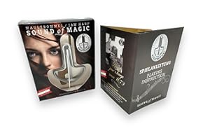 LEUCHTKLANG 's Harp Mouth Drum Gift Set Black Austria Jaw Harp with Instructions (No. 8 (74 mm))