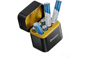 DRACUTUM AAA Rechargeable Batteries Lithium 8 Pack with Fast Charger - 1300mWh High Capacity 1.5V Constant Output Rechargeable AAA Batteries, 2000 Cycles Long-Lasting Li-ion Triple a Batteries