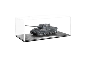 Risopen Modèle de char militaire à l'échelle 1/72 en alliage de métal moulé sous pression avec réservoir en plastique Modèle de véhicule de la Seconde Guerre mondiale Mini 1945 Jagdtiger Modèle Cadeau