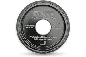 DT-DIATOOL Diamantschleifscheibe Konvexprofil 75mm / 3" für Marmor Granit Quarz Keramik Kunststein Stärke 10mm