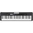 Casio CT-S300AD 61 Touch-Sensitive Keys, Pitch-Bend Wheel Portable Electronic Keyboard in Black with AC Adapter Included