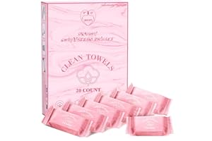 FCaeon Serviette Comprimée Jetable Épaisse, Compressed Towel Large, Portabilité Réutilisable Coton pour le Voyage,Camping,Randonnée,Hôtel,Salon de Beauté,Activités de Plein Air(Rose 20 Unité)