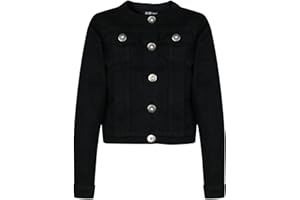 A2Z 4 Kids Girls Denim Jackets Trendy Fashion Jeans Black Jacket Stylish Coats For Girls New Age 3-13 Years