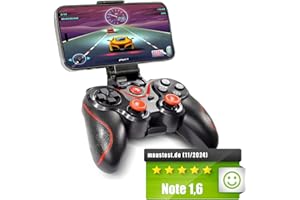 Eaxus® Bluetooth Controller - Wireless Gamepad Geeignet für Fire TV, Handy, Smartphone, Tablet, Google TV, VR, Cloud Gaming & Remote Play sowie PC