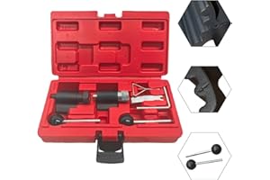 ENNJING 8 PCS Diesel Engine Timing Crank Locking Tool Kit Compatible with VW Audi Skoda Seat 1.2 1.4 1.9 2.0 TDI PD,Engine Camshaft Alignment Timing Tool Kit,Timing Belt Tensioner Tool, T10050 T10100