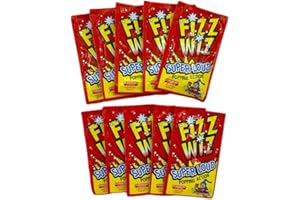 Fizz Wiz 90s Party Table Decorations Ten Packets of Popping Candy / Space Dust