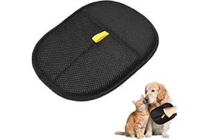 FINALCOOL Guanti Antistatici per La Rimozione dei Peli di Animali,Guanti per la pulizia degli animali domestici,Guanti da bagno per Gattie Cani Bifacciali, Rimuovi Peli di Gatto,Guanto Magnetico in Pelliccia