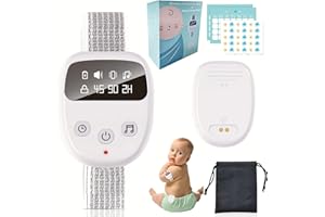 SCIFIVISI Allarme wireless per bambini con telecomando, 3 modalità di promemoria, 2 suonerie, ricarica USB, timer, allarme per vasino notturno (versione base)