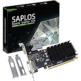 SAPLOS Radeon HD 5450 Scheda Video, 2GB GDDR3 64-bit, Low Profile, DVI-I HDMI VGA, PCI Express x16, Video Card for PC, Comput