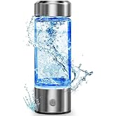 Hidrojenli Su Cihazı, 420 Ml Geniş Su Kapasitesi, 3 Dakikada Hazır Hidrojen &Uuml;retimi, Taşınabilir Hidrojen Su Şişesi, Uzun Şar