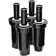 Rain Bird 1802DSH4PK Professional Dual Spray Pop-Up Sprinkler, 180° Half Circle Pattern, 8' - 15' Spray Distance, 2" Pop-up Height, 4-Pack