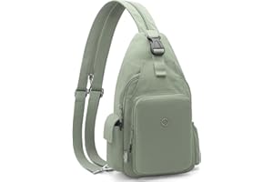 GOUNNU Leichter Brusttasche Damen und Herren Sling Bag Klein Rucksack Schulterrucksack Nylon Umhängetasche Casual Schultertasche Crossbody Bag für Outdoorsport Radfahren Reisen