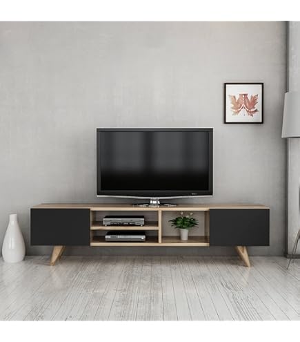 CASARIA® Table basse rectangulaire blanc noir 92x51x48cm Table de salon