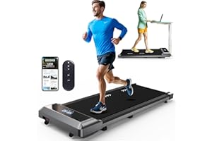 ORISYN Walking Pad Laufband für Zuhause: Bluetooth Laufbänder 1-6 km/h Treadmill for Home mit 2.25HP Motor - Keine Aufbau Erforderlich