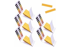 TUKNON Carta di Prova PH,Cartina Tornasole,Carta Reattiva Alcalina,400 Strisce Indicatore di PH Cartina da 1 a 14,Carta di Prova Dell'acido,Carta di Prova Acida,Carta portatile per test dell'acqua