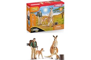 ‎SCHLEICH schleich 42623 Outback przygoda Nat Geo, dla dzieci od lat 4, Wild Life - zestaw do zabawy