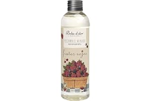 BOLES D’OLOR Boles d'olor Recambio Mikado Ambientador Difusor de Perfume para Hogar Frutos Rojos 200 ml.