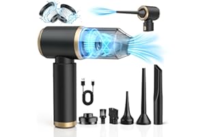 Coovee Aspirapolvere Portatile Senza Fili, 15000 Pa Aspirabriciole Senza Fili Potente, 4 in 1 Mini Aspirapolvere Auto Senza Fili, 4000 mAh USB Ricaricabile Aspirapolvere Piccolo per Auto, Pulizia Casa