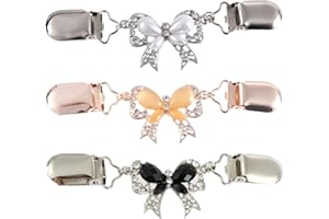 DHER Broches Con Clips Chal Clip Bufanda Clip Mujer CáRdigan Clip CáRdigan Clips De Cuello Clip De Rebeca Clip Cadena SuéTer Clip De Rebeca Broches Clip Para Cardigans Alfileres Para Ropa Clip Para Bufanda