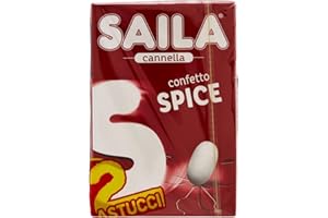Saila Spice - Confetti Alla Cannella, Senza Glutine - 2 Astucci, Bipack Da 80 Gr
