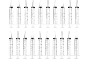 DILIGHTNEWS 20 Piezas Jeringuilla, Jeringa de Plástico con Medición, Jeringa de Plástico sin Aguja, Adecuada para Laboratorios, Medición y Dispensación Líquidos,Uso Industrial,Alimentación Animal,Riego Plantas