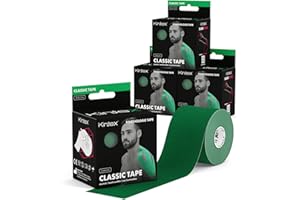 ‎KINTEX Kintex Unisex – Erwachsene 5 cm 4 Rollen Kinesiologie Classic 5cm x5m, Physio, Therapie-Tape