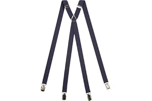 Olata Bretelle Classiche a X con Clip – Larghezza 2 cm