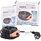 1m Frostschutz Heizkabel mit Knopf-Thermostat VOSS.eisfrei, 230V, Heizleitung Zum Schutz von Wasserleitungen und…