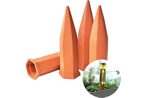 BioGreen 4er-Set Bewässerungssystem Hydro Wine für Balkon- und Kübelpflanzen | Gießkegel aus Ton passend für Weinflaschen I Wasserspender für Topfpflanzen | kein Übergießen und Austrocknen