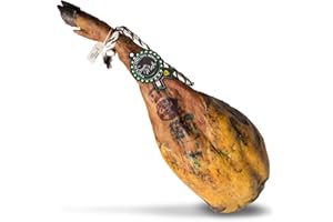 JAMONNATURAL Jamon Iberico Spanish Ham Leg - 4.5-5.0 kg Paleta Iberico Cebo Pata Negra - 100% Natural - No Additives or Preservatives - from Multi-Award Winning Iberico Ham producer Simon Martin