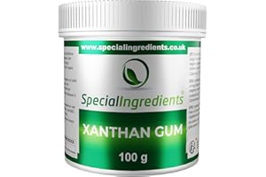 SPECIAL INGREDIENTS Xanthan Gum 100g Premium Quality Extra Fine Powder, Vegan, Non-GMO, Gluten Free – Recyclable Container