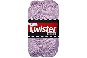 HDK-VERSAND 50 g Twister Ibiza 100% Cotton 43 Lilac