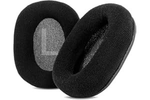 TaiZiChangQin Cuscinetti auricolari di ricambio in memory foam compatibili con cuffie Panasonic RP-WF830 RP-WF820 (auricolari in velluto nero)