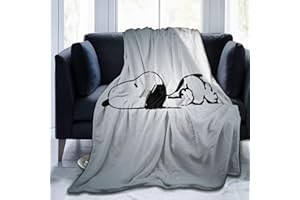 FASHIONDIY Anime Cartoon Snoopy Übergroße warme Erwachsene super weiche Decke mit Anti-Pilling Flanell für Erwachsene & Kinder, 3D-Druck, 203,2 x 152,4 cm