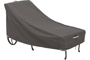 ‎CLASSIC ACCESSORIES Classic Accessories Ravenna Liegestuhl Schutzhülle, Abdeckung Gartenmöbel, Abdeckung aus reißfestem Material mit Belüftungsöffnungen, Schutz vor allen Wetterbedingungen, Cover Taupe (168 x 71 x 70 cm)
