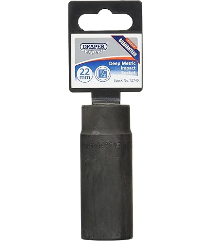 Draper Expert HI-TORQ® 1/2 15 mm diepe slagmoersleutel | 6-punts inbussleutel | Chroom vanadium stalen moersleutel accessoire | 14101