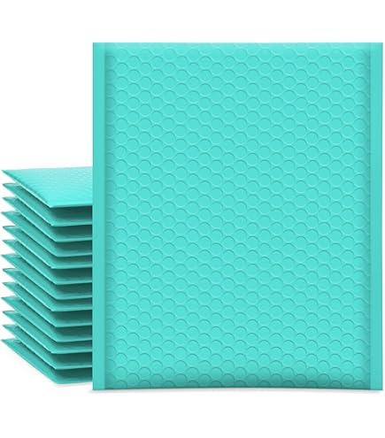 Fuxury #5 Teal Bubble Mailers 10.5x16 Inches Padded Envelopes Pack of 25 : Buy Online at Best Price in KSA - Souq is now