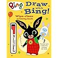 HarperCollins Children's Books Draw With Bing! Wipe-clean Activity