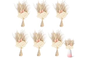 VYLYCIY 6 Bundles Dried Flower Bouquet Small, Mini Dried Flowers Natural Dried Bouquet for Decorative Picture Frame DIY Crafts Wedding Decoration Party