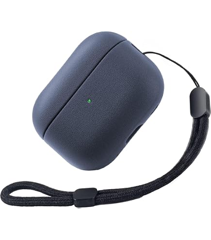 Silikon-Hülle Für AirPods Pro 2 – Mit Reinigungsset & Umhängeband, Front-LED Sichtbar, Milchteefarben