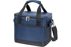 ASQUAR Sac Isotherme 10L/18L/35L Glaciere Souple Isotherme Pliable Sac Isotherme Repas, Portable, Étanches, Pique, Nique, Camping, Plage, Voyage, Travail, Bureau