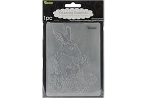 Darice 1218-43 Classeur de gaufrage Plastique Transparent 10,8 x 14,6 x 0,3 cm