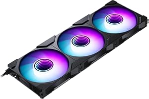 PHANTEKS M25 Gen2 PC Black PWM Fan Fan 120mm RGB 3-Pack - up to 1,800 RPM - Modular System - High Airflow - Low Vibration - Quiet
