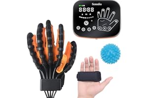 Senndio Rękawice rehabilitacyjne do treningu palców guanti robotici per la riabilitazione dell'ictus, Versione aggiornata dispositivo di riabilitazione per il trattamento dell'emiplegia